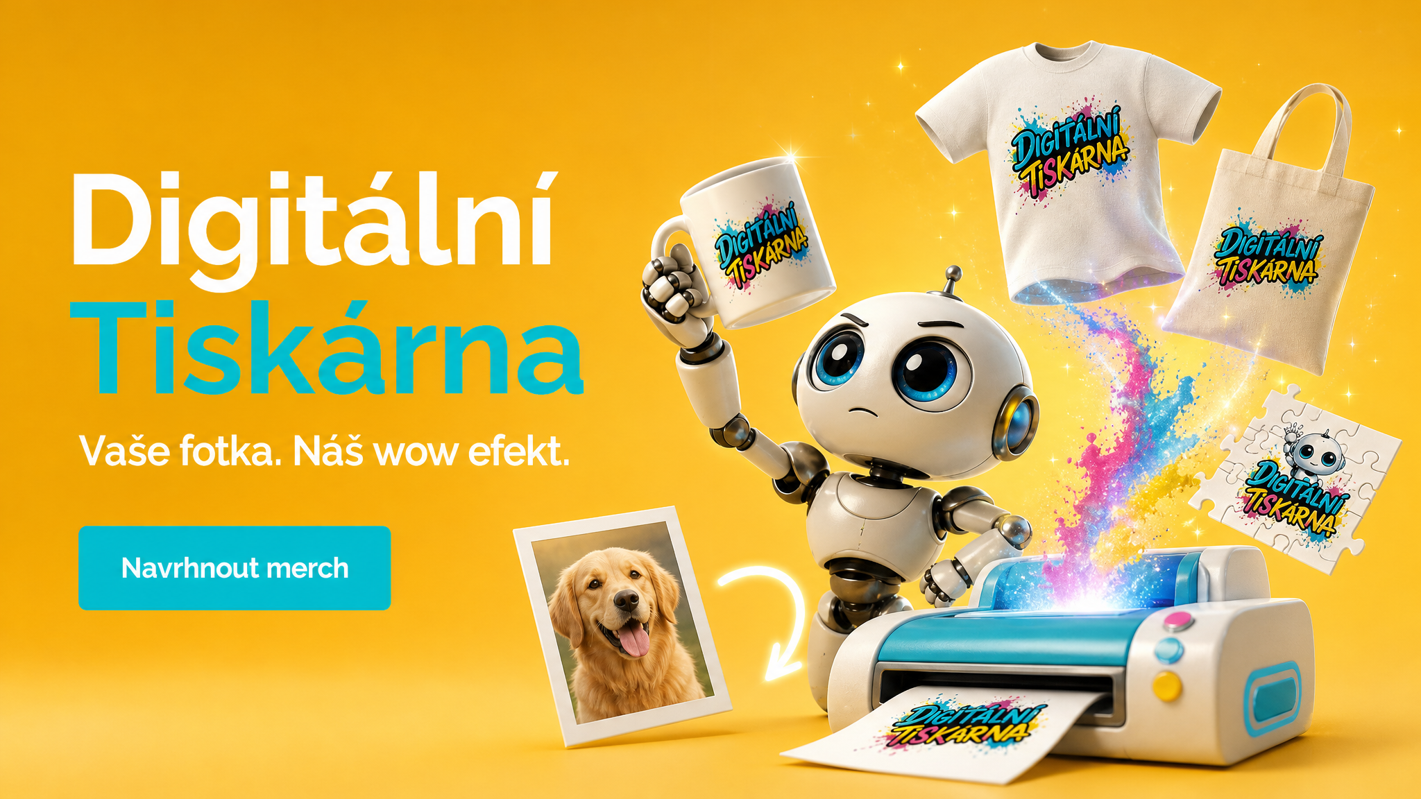 Digitální tiskárna - vaše fotka, náš wow efekt